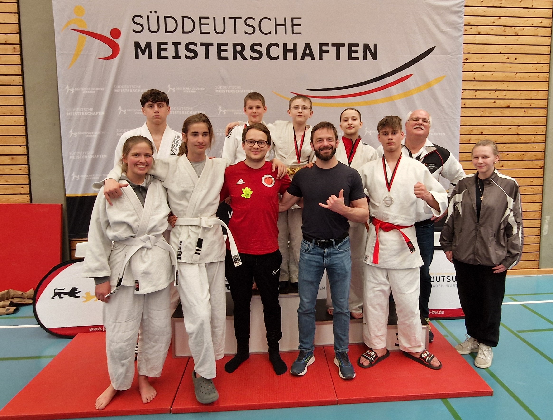 Ju-Jutsu: Lüba und Maximilian Gerlach sind Süddeutscher Meister